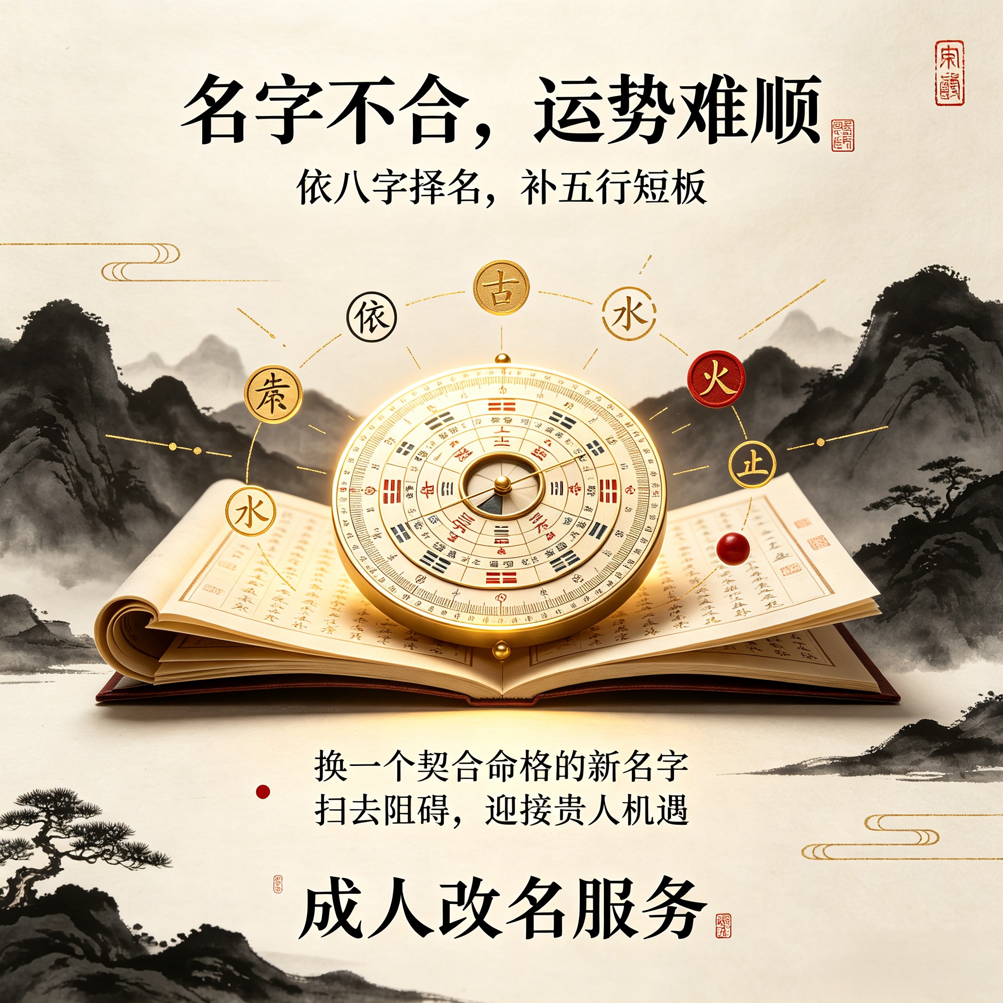 改名(根据八字)