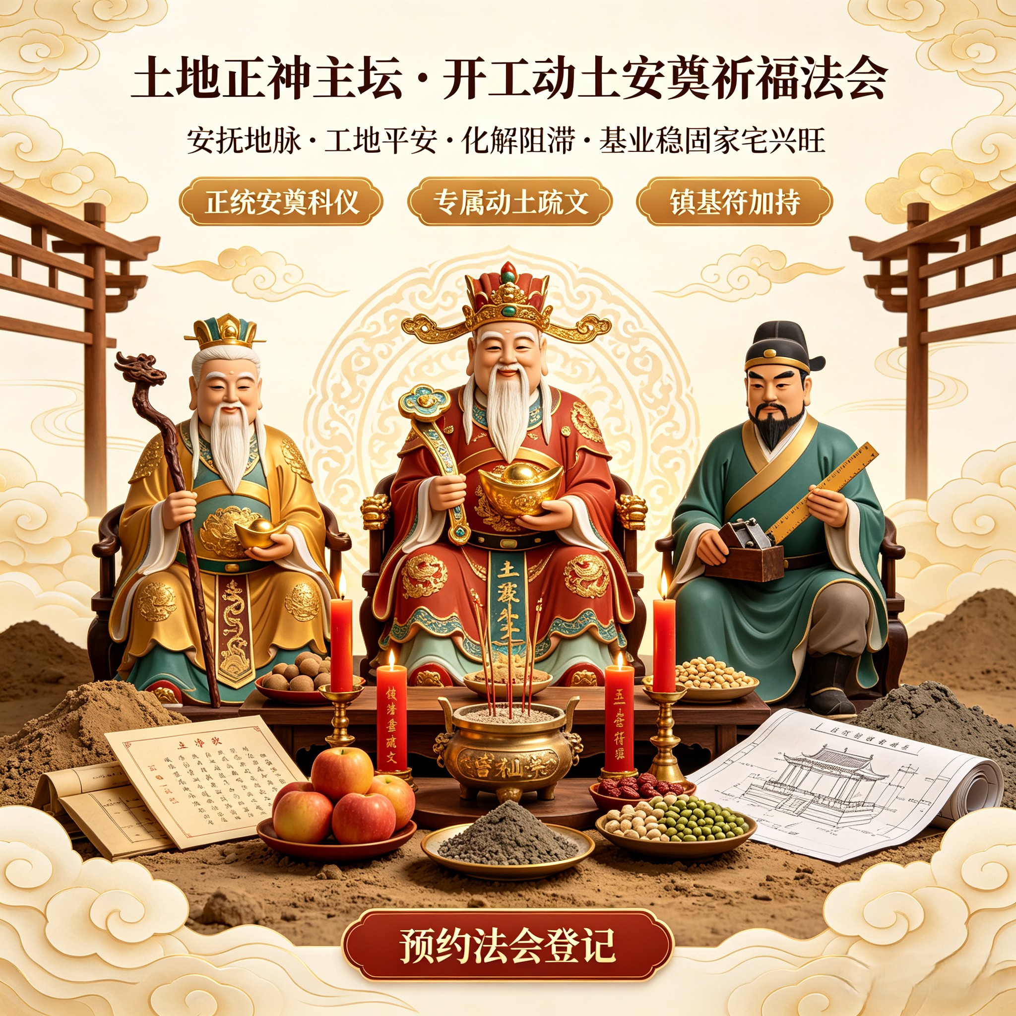开工动土（法会）