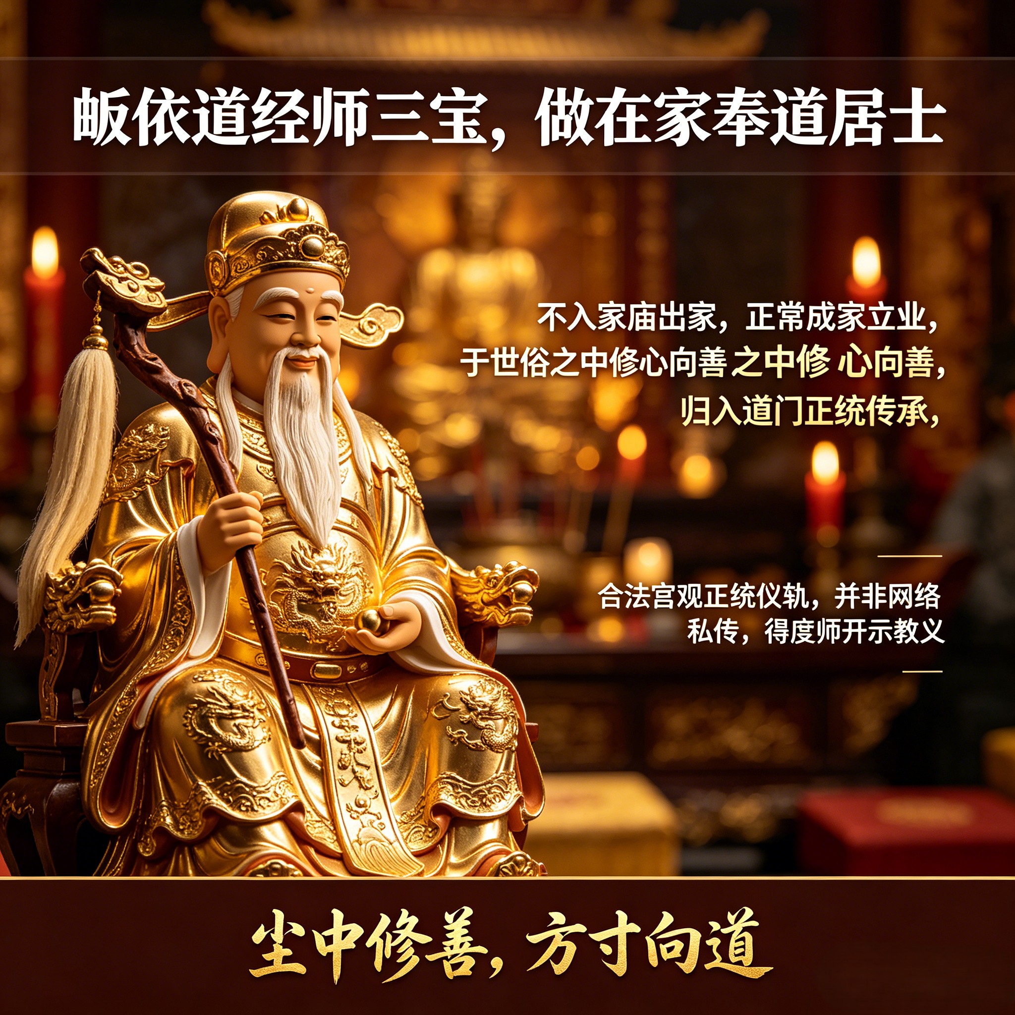 举行皈依仪式成为居士（法会）