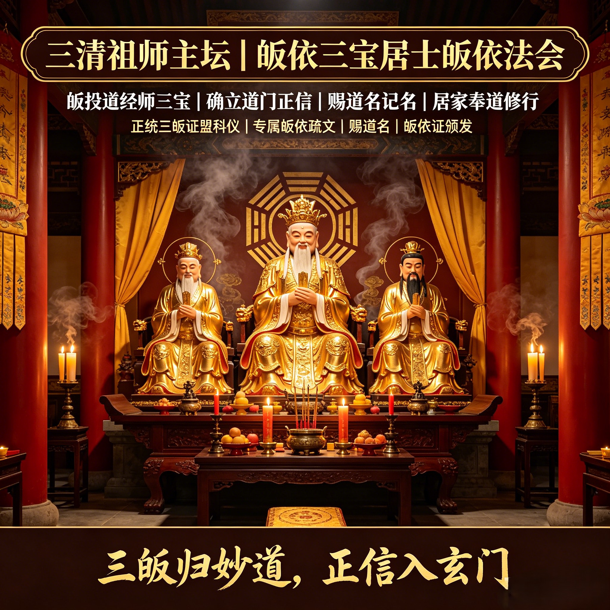 举行皈依仪式成为居士（法会）