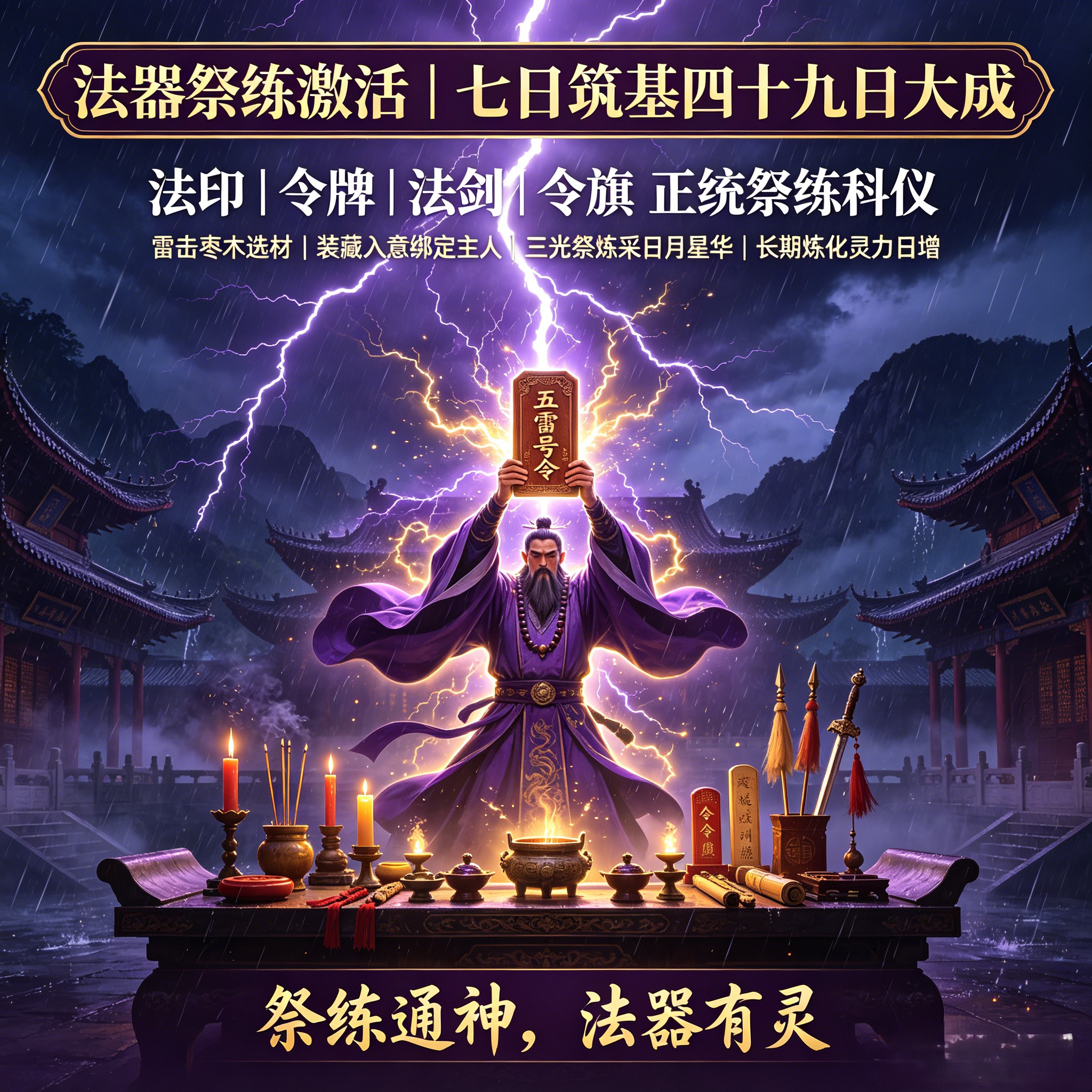 为神像/物品开光（法会）
